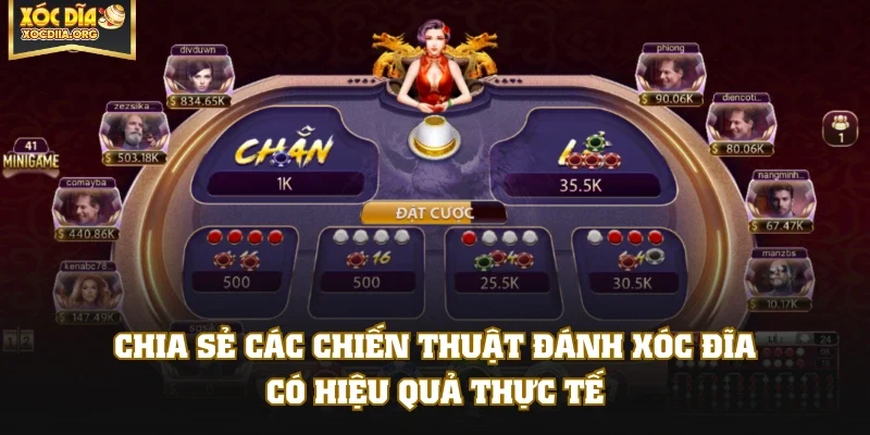 Chia sẻ các chiến thuật đánh Xóc Đĩa có hiệu quả thực tế
