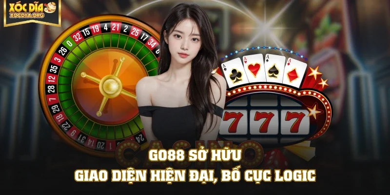 GO88 sở hữu giao diện hiện đại, bố cục logic