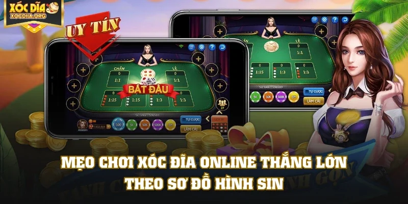 Mẹo chơi xóc đĩa online thắng lớn theo sơ đồ hình sin