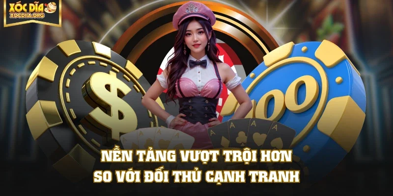 Nền tảng vượt trội hơn so với đối thủ cạnh tranh
