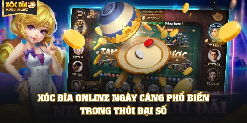 Xóc đĩa online ngày càng phổ biến trong thời đại số