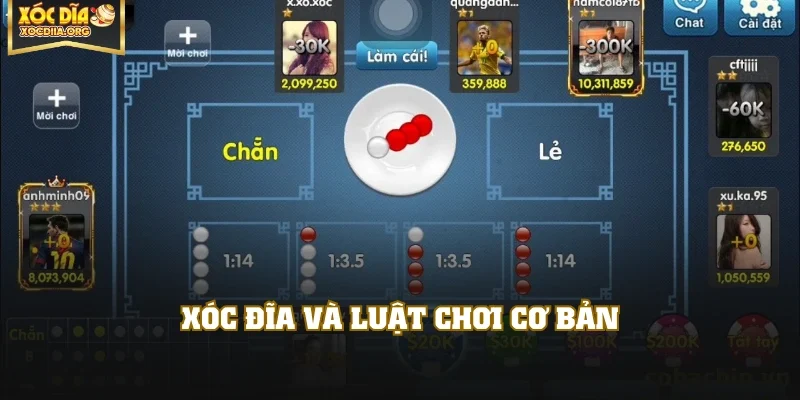 Xóc Đĩa và luật chơi cơ bản